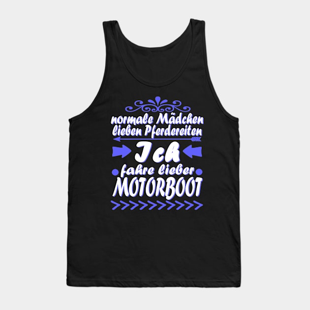 Hobby Motorboot Frauen Meer Speed Boot Tank Top by FindYourFavouriteDesign